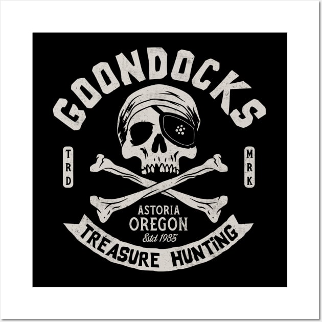 Goon Docks Treasure - Goonies - Retro Vintage 80's Cult Movie Wall Art by Nemons